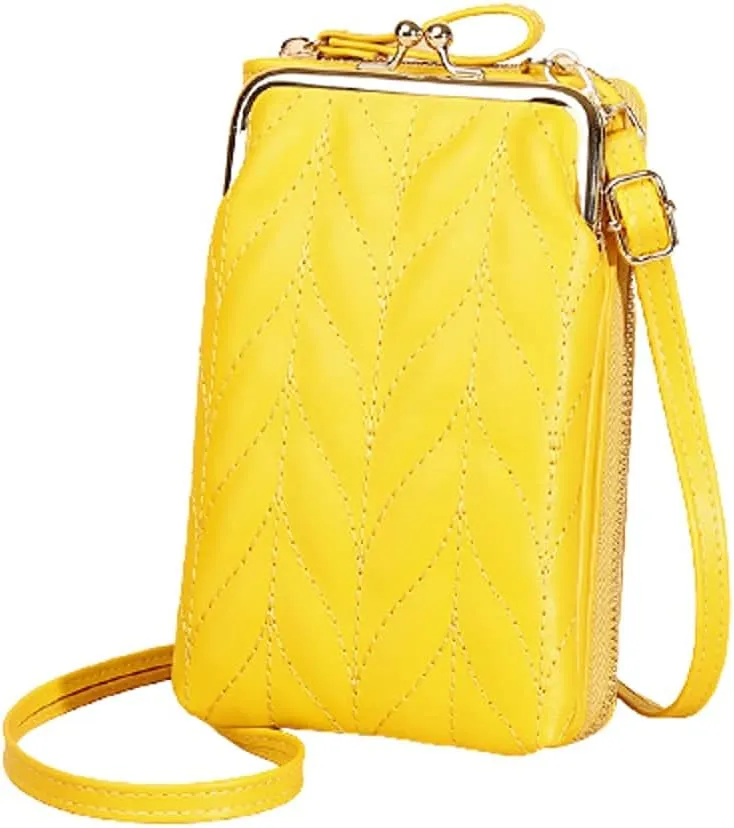 Hanbella Crossbody Phone Bag for Women, Small Shoulder Bag Cell Phone Wallet Purses and Handbags with 14 Credit Card Slots