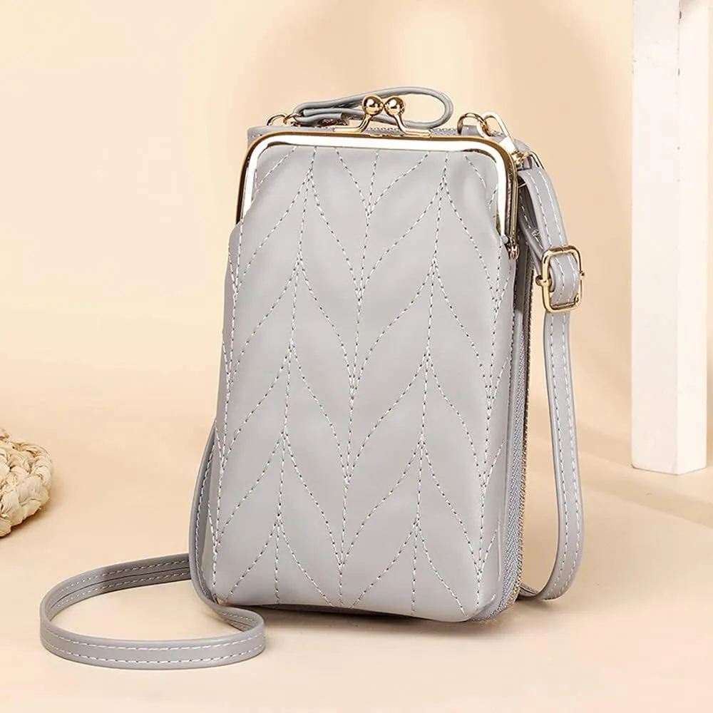 Hanbella Crossbody Phone Bag for Women, Small Shoulder Bag Cell Phone Wallet Purses and Handbags with 14 Credit Card Slots