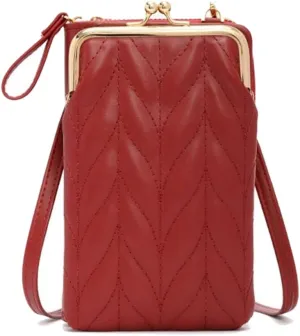 Hanbella Crossbody Phone Bag for Women, Small Shoulder Bag Cell Phone Wallet Purses and Handbags with 14 Credit Card Slots