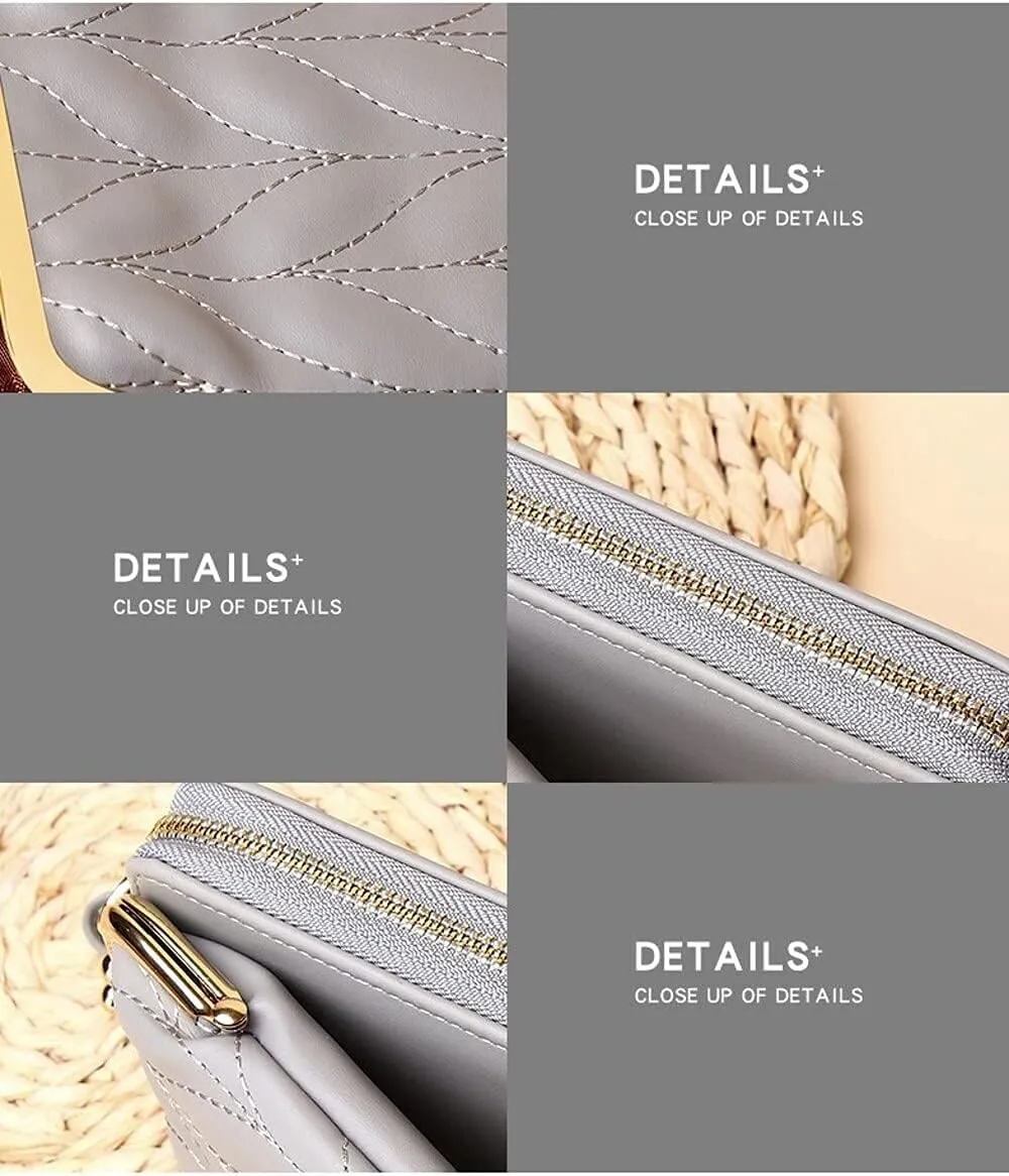 Hanbella Crossbody Phone Bag for Women, Small Shoulder Bag Cell Phone Wallet Purses and Handbags with 14 Credit Card Slots
