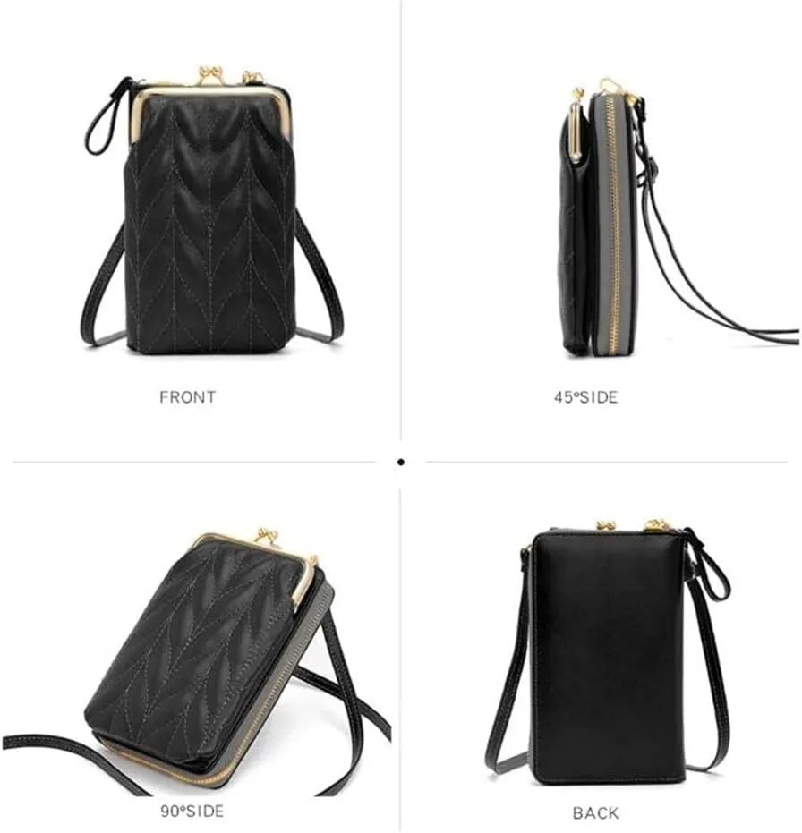 Hanbella Crossbody Phone Bag for Women, Small Shoulder Bag Cell Phone Wallet Purses and Handbags with 14 Credit Card Slots