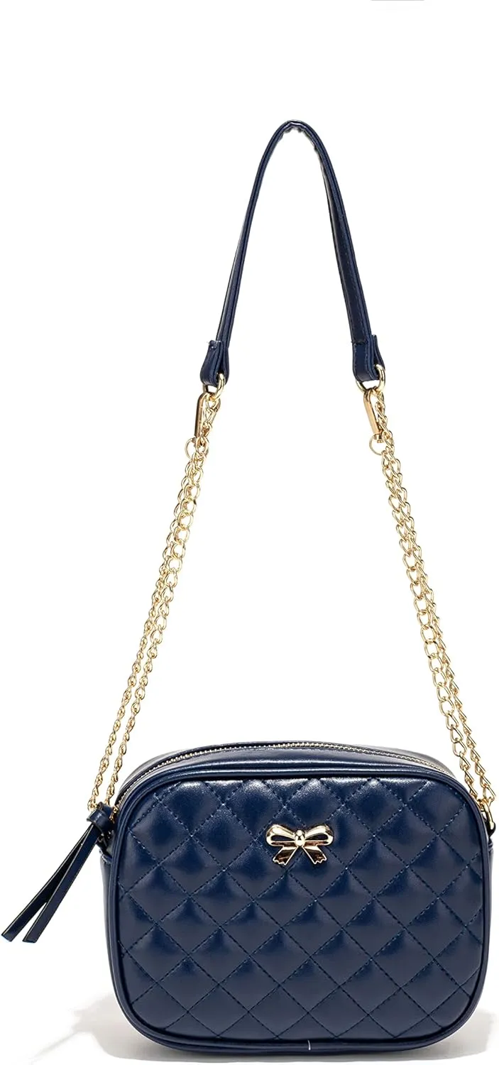 Hanbella Small Crossbody Bags for Women and Girls, Cute PU Leather Purses and Handbags for Teens, Women's Wristlet Clutch