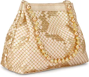 Hand Crafted Designer Potli Bag For Women, Indian Ethnic Designer Potli Bags For wedding/Potli Bags For Return Gift