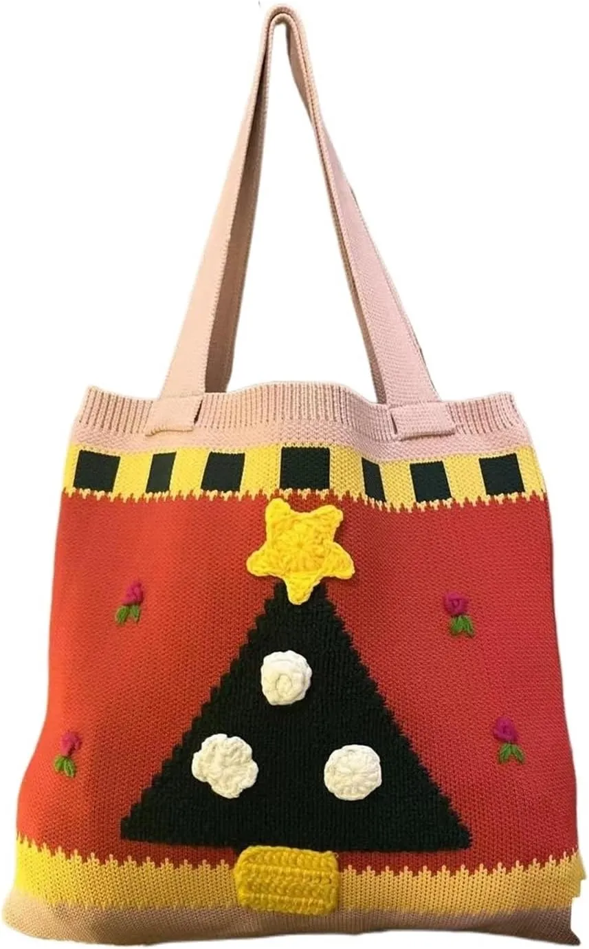 Handbag Hand Woven Handbag, Crossbody Bag, Korean Handbag, Shoulder Bag, Tote Bag Tote(Gram Color)