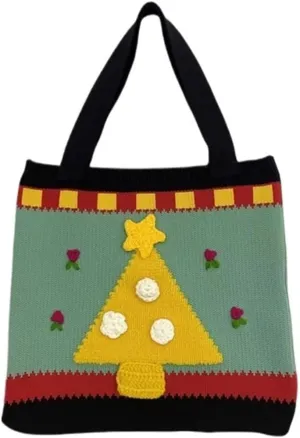 Handbag Hand Woven Handbag, Crossbody Bag, Korean Handbag, Shoulder Bag, Tote Bag Tote(Gram Color)