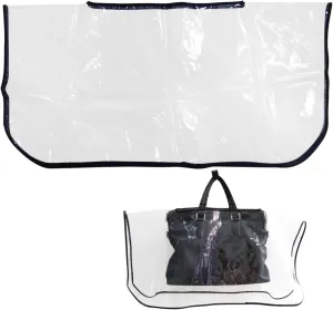 Handbag Raincoat – Clear Waterproof Rain Slicker for Designer Handbags Luxury Bags – EVA Bag Covers, Portable Rain Protective Cover (Transparent rectangle)