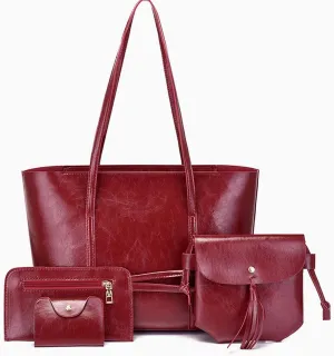 Handbags for women Luxury Composite Shoulder Bags Ladies Clutches Bags Set 4