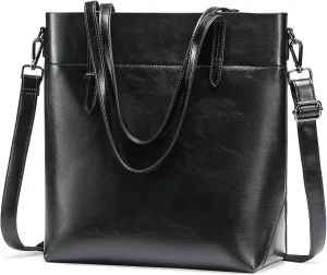 Handbags Wallet for Women Genuine Leather Tote Bags Top Handle Satchels Adjustable Straps Shoulder Bag
