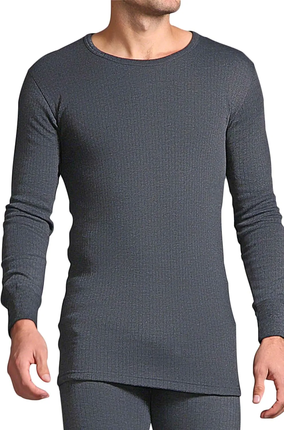 HEAT HOLDERS - Mens Winter Warm Thermal Underwear Long Sleeve Vest Top Shirt