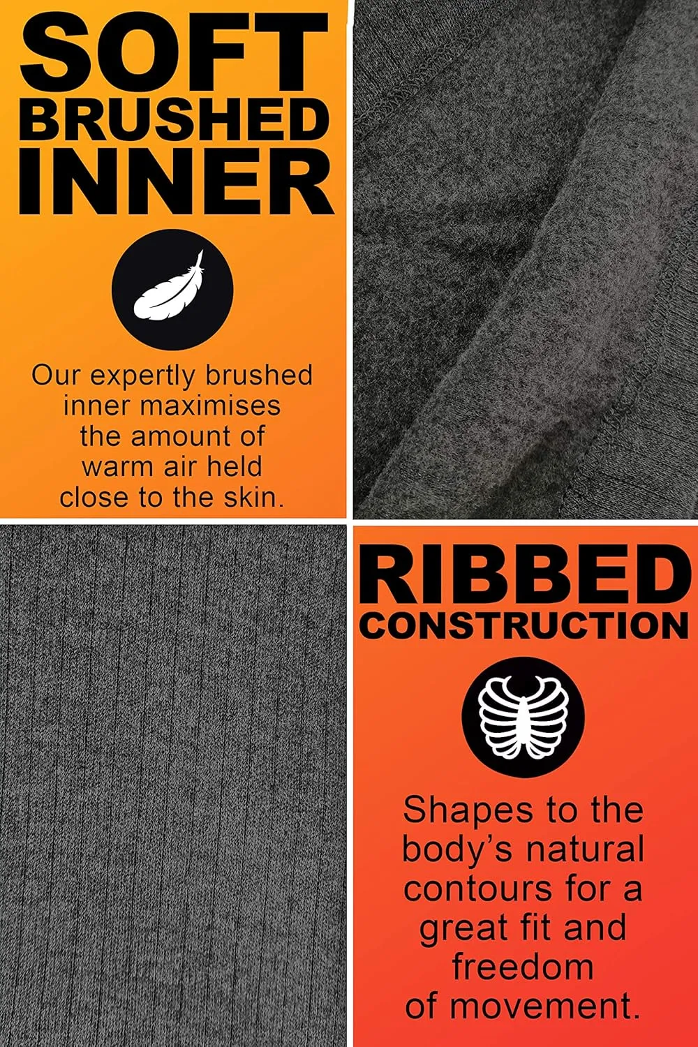 HEAT HOLDERS - Mens Winter Warm Thermal Underwear Short Sleeve Vest Top Shirt