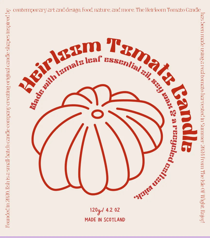Heirloom Tomato Candle (in Box)
