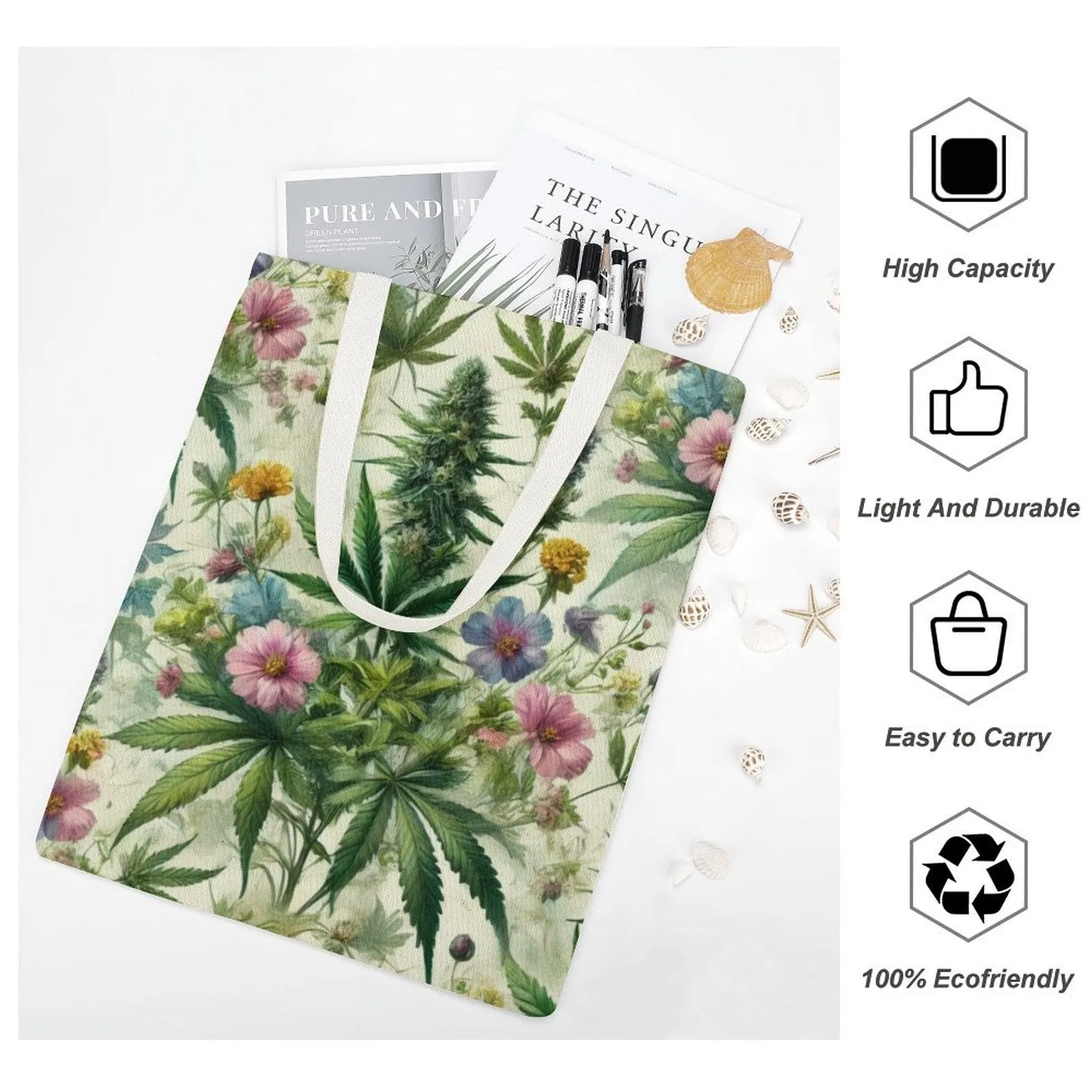 HER.B Garden Canvas Tote