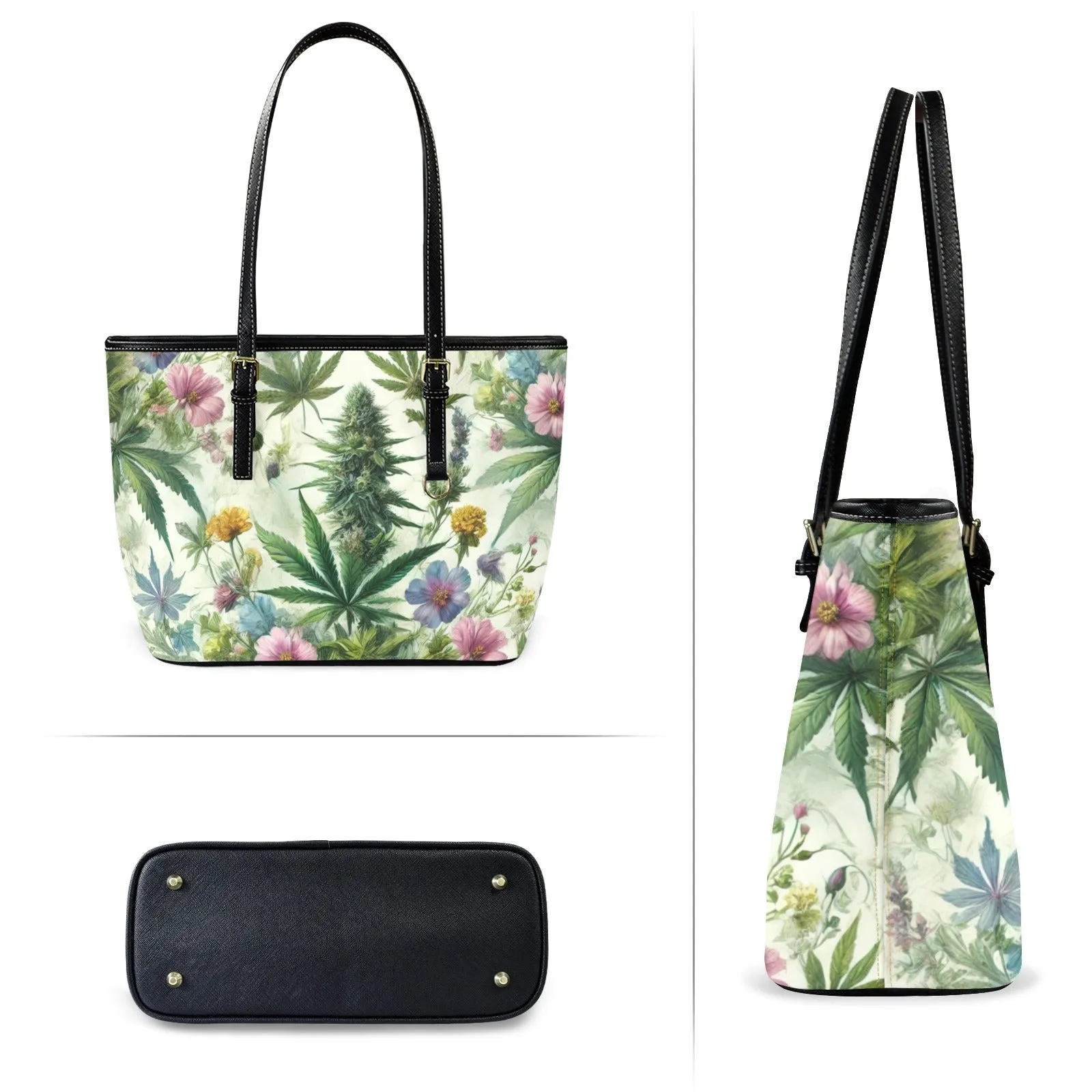 HER.B Garden Leathery Mini Tote