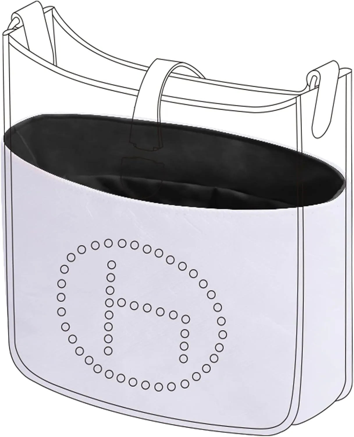 Hermes Evelyne Bag Custom Purse Organizer Insert - Silk & Dupont Paper for Luxury Bags