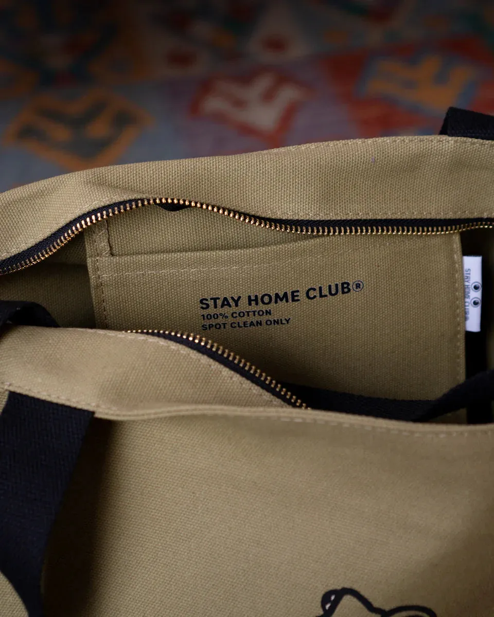 Hey Gorgeous Big Zip Tote