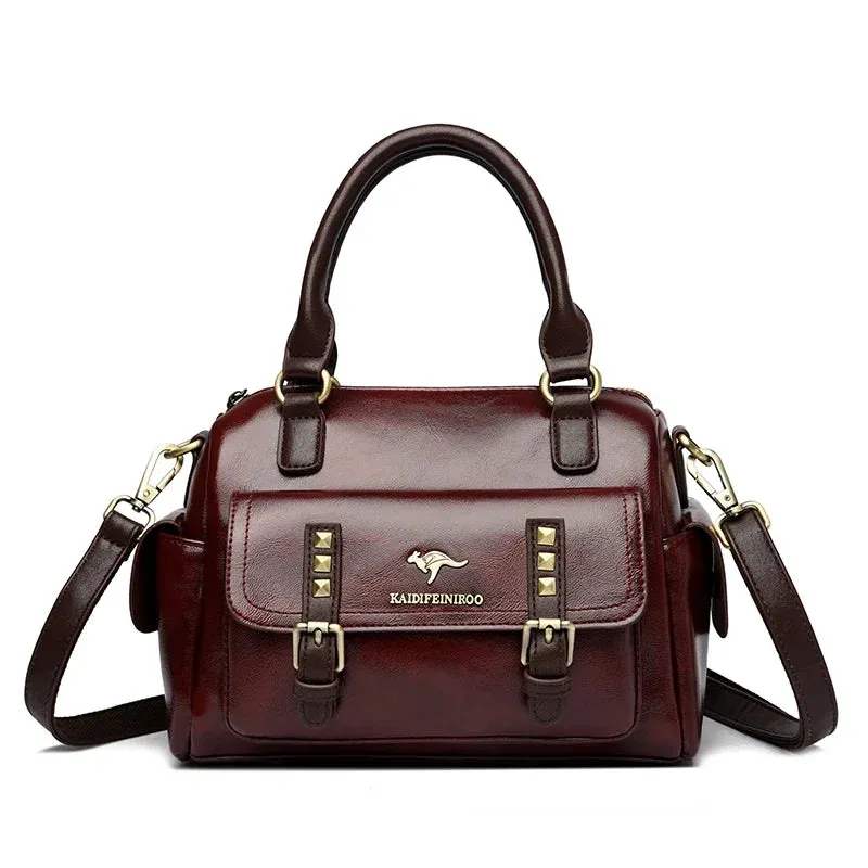 High Quality Leather Shoulder Crossbody