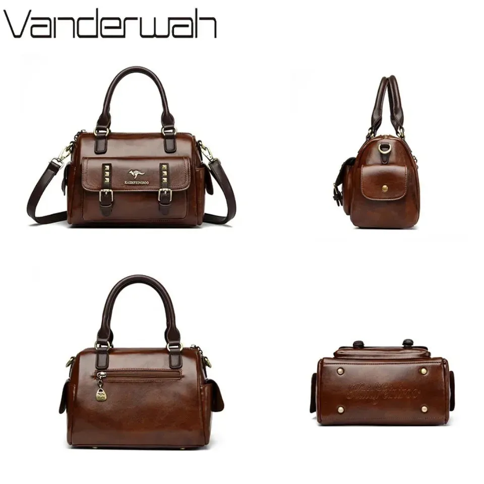 High Quality Leather Shoulder Crossbody