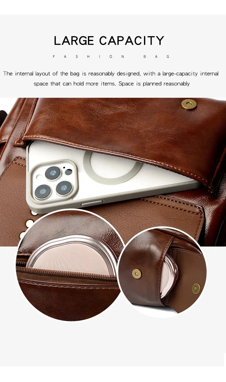 High Quality Leather Shoulder Crossbody