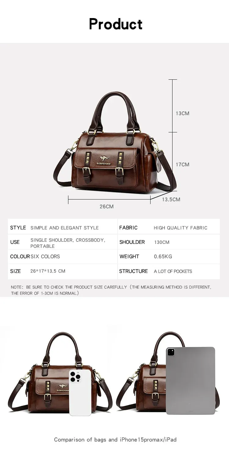 High Quality Leather Shoulder Crossbody