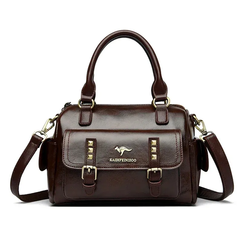 High Quality Leather Shoulder Crossbody