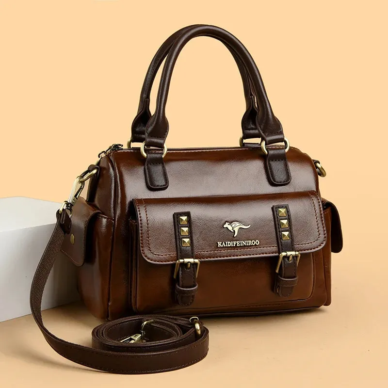 High Quality Leather Shoulder Crossbody