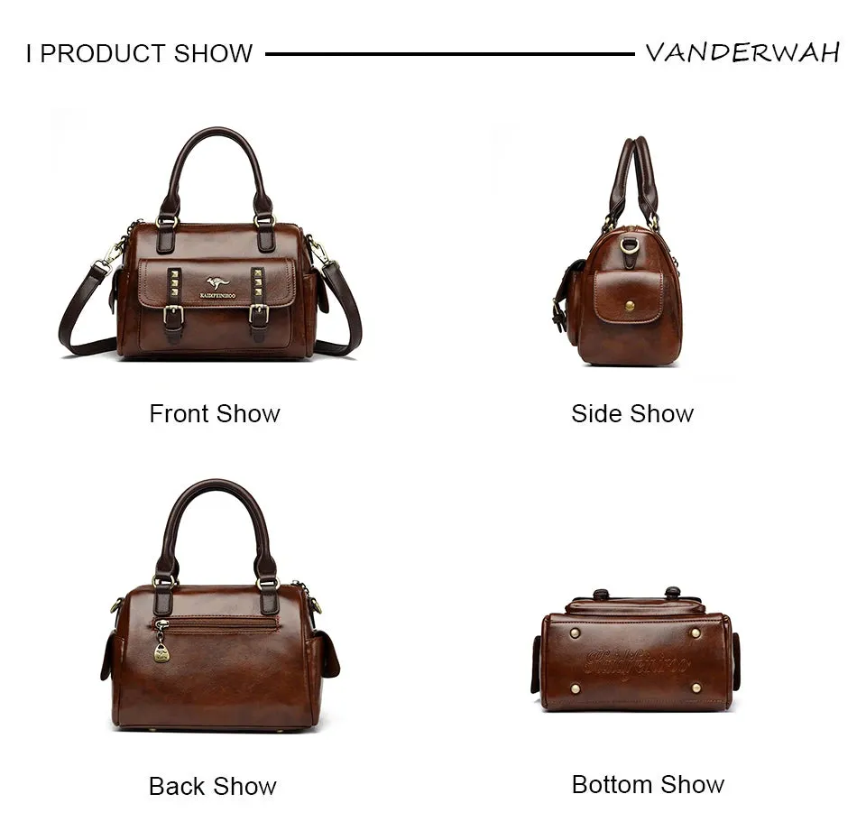 High Quality Leather Shoulder Crossbody