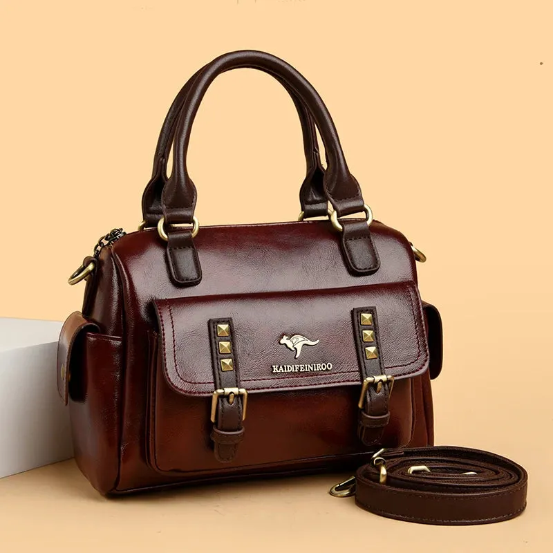 High Quality Leather Shoulder Crossbody