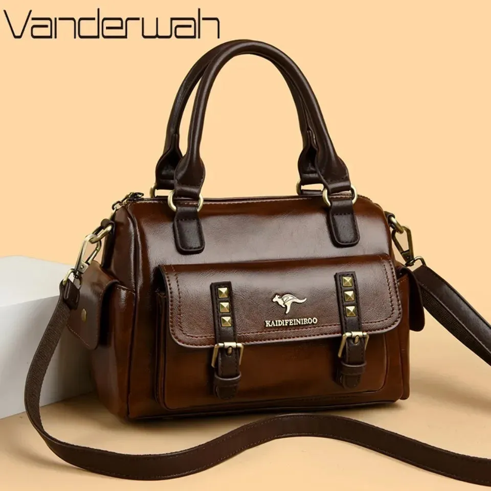 High Quality Leather Shoulder Crossbody