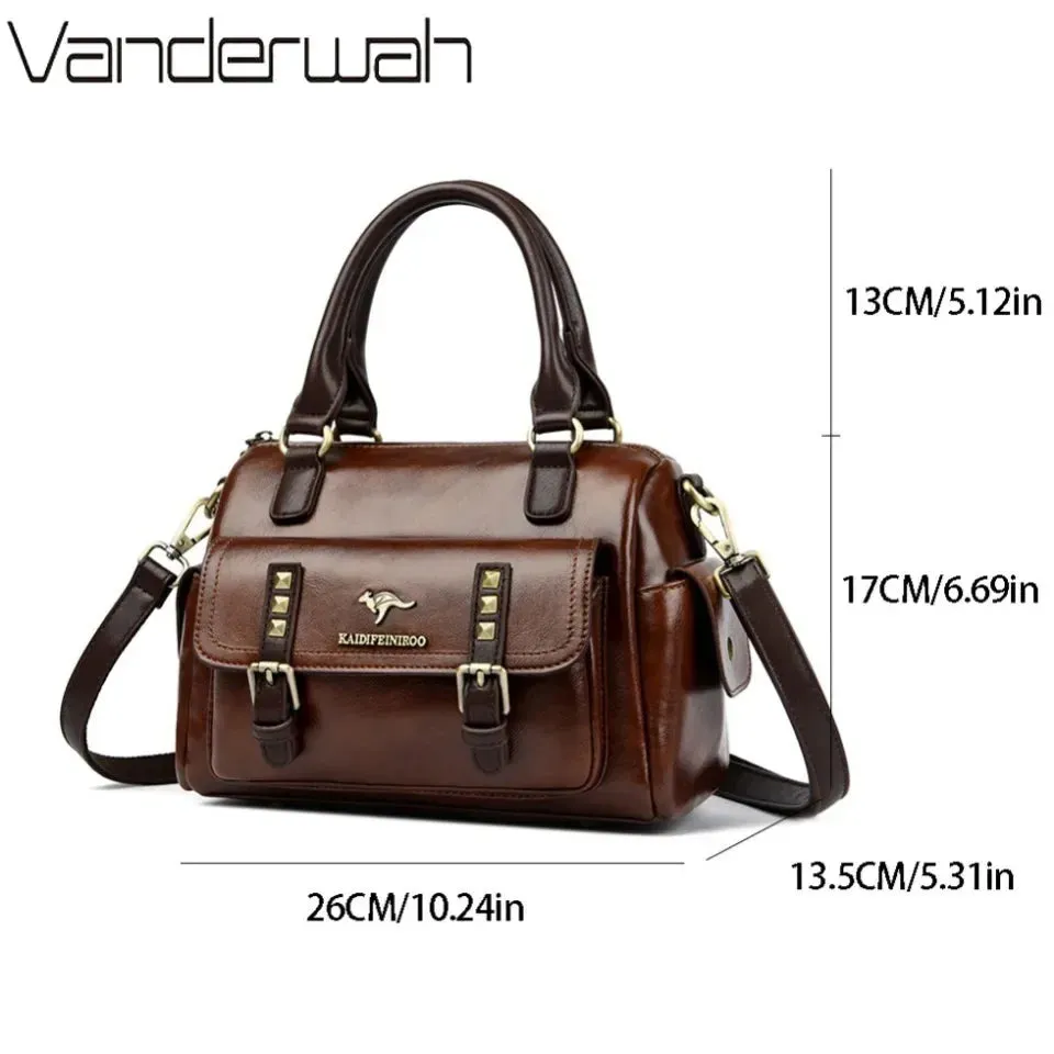 High Quality Leather Shoulder Crossbody