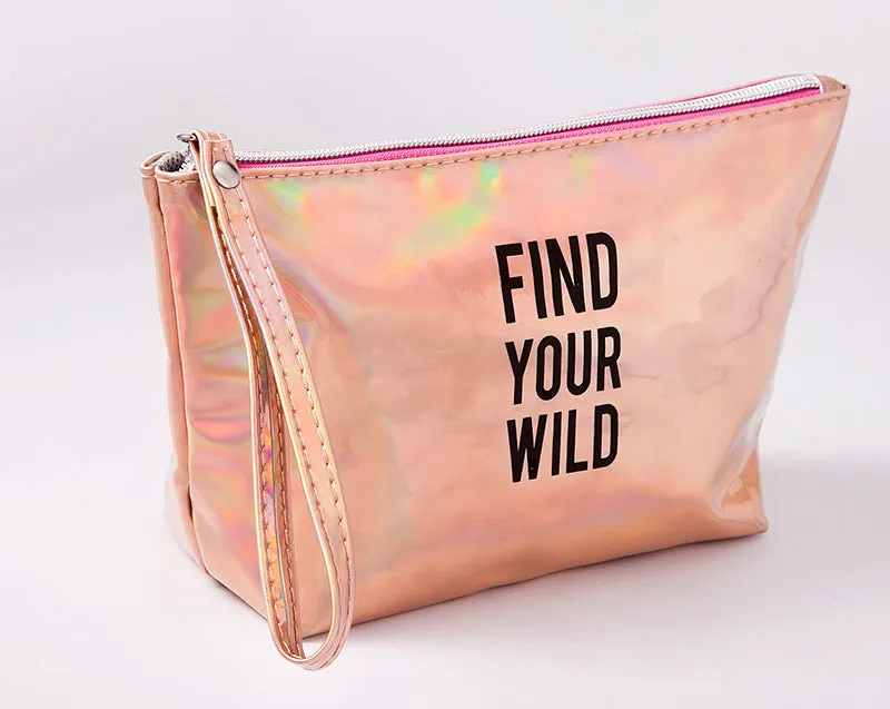 Holographic Make Up Bag