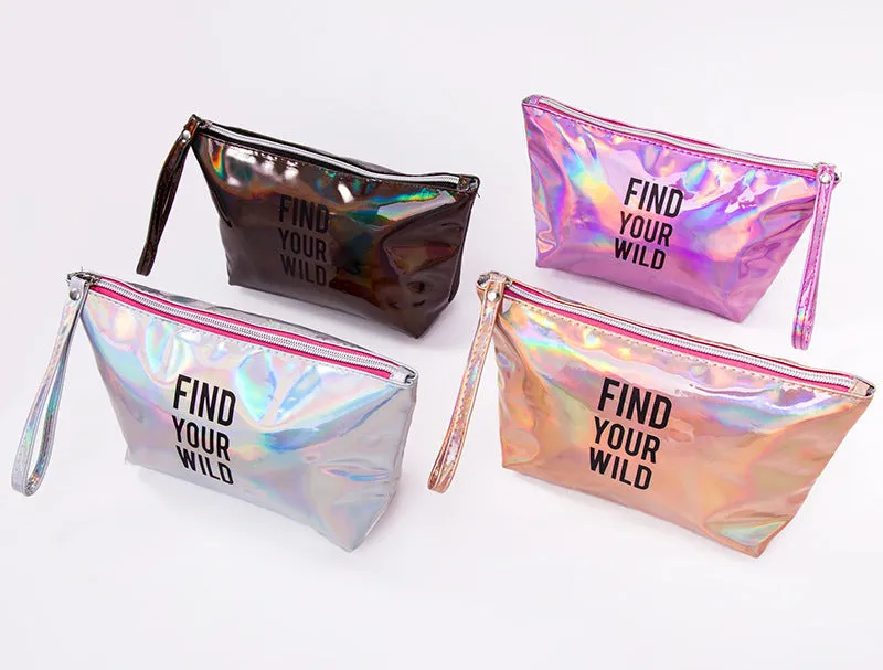 Holographic Make Up Bag