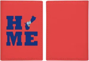 Home Flag Map Funny Passport Holder for Travel Slim Passport Cover Card Case Protector with Slot