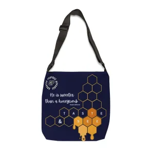Honeycomb Adjustable Tote (Navy)