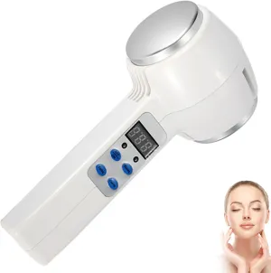 Hot and Cold Facial Massager - Cooling & Warming Vibration Beauty Tool - Spa Skincare Massage Equipment