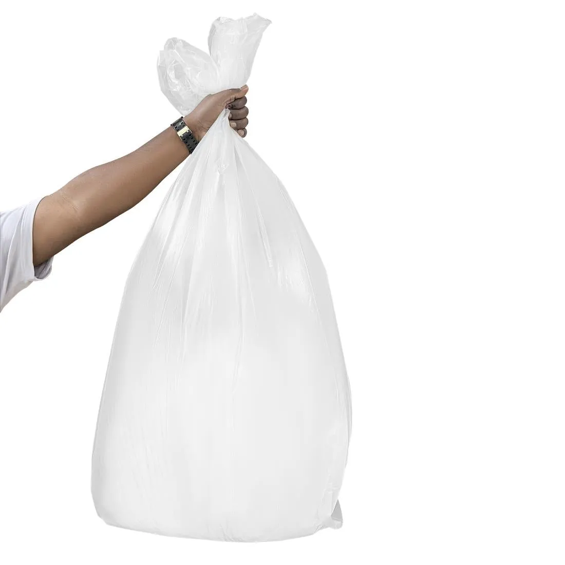 Jantex Heavy Duty Bin Bag Clear 87Ltr (100 Pack)