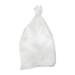 Jantex Medium Duty Bin Bags Clear 90Ltr (200 Pack)
