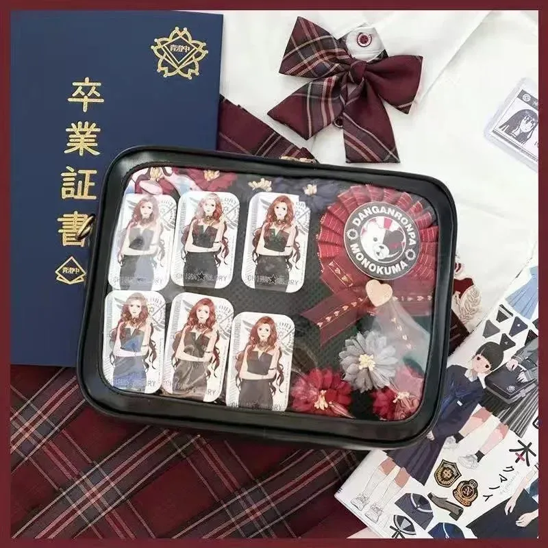 Japanese Kawaii Itabag For Women Small Crossbody Bags PU Leather Transparent Shoulder Bag Girls Handbags and Purses Ita Bag JK