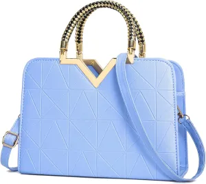 JHVYF Purses for Women Fashion Handbag Ladies Satchel Bags PU Leather Top Handle Shoulder Tote Bags