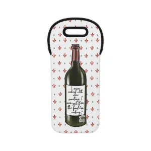 Julia Child Quote Wine Tote Bag