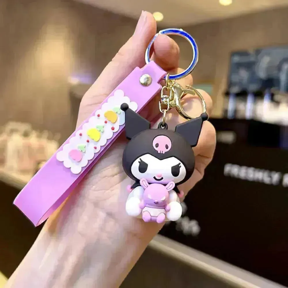 Kawaii Kuromi 3D Keychain