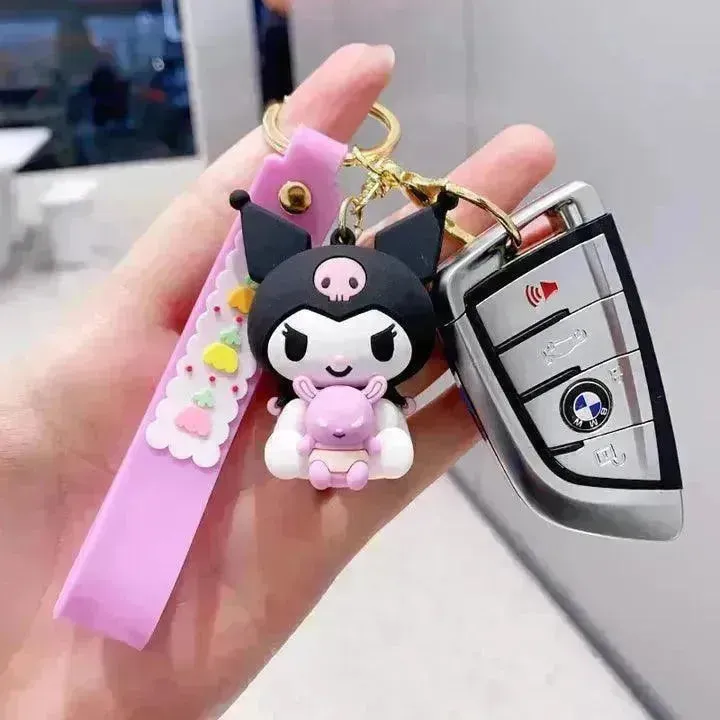 Kawaii Kuromi 3D Keychain