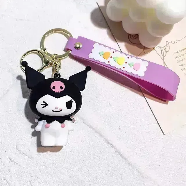 Kawaii Kuromi 3D Keychain
