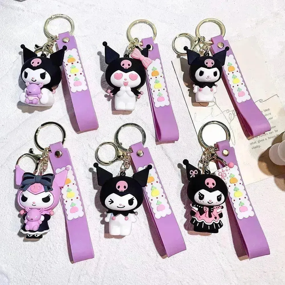 Kawaii Kuromi 3D Keychain