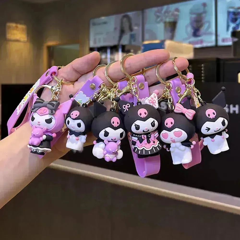 Kawaii Kuromi 3D Keychain