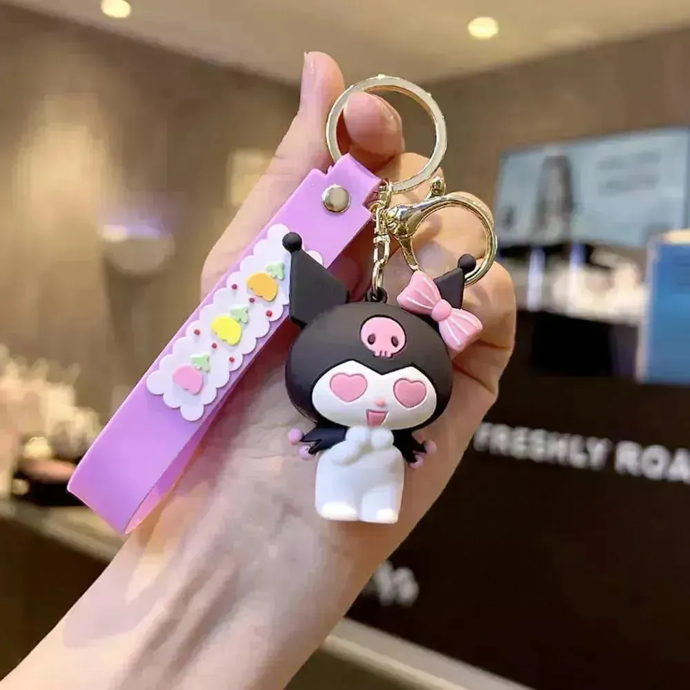 Kawaii Kuromi 3D Keychain