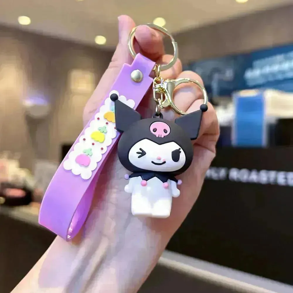 Kawaii Kuromi 3D Keychain
