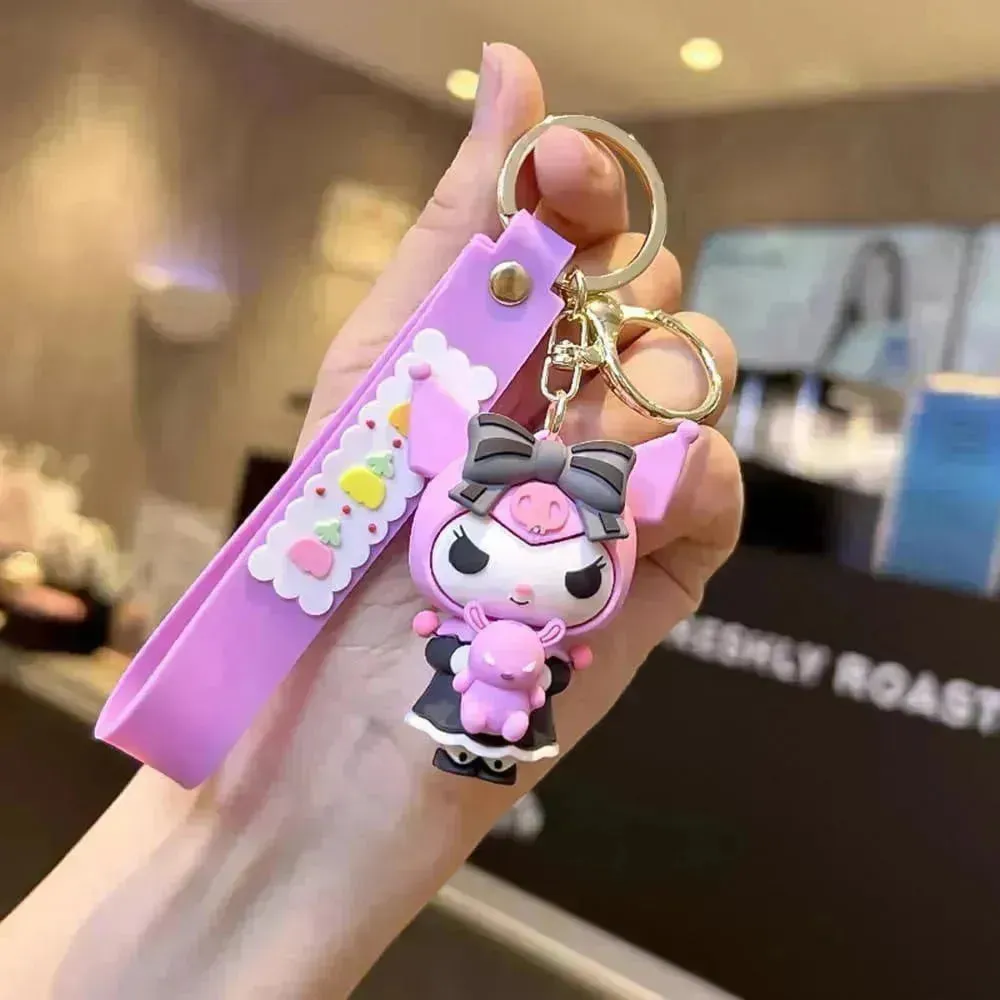 Kawaii Kuromi 3D Keychain