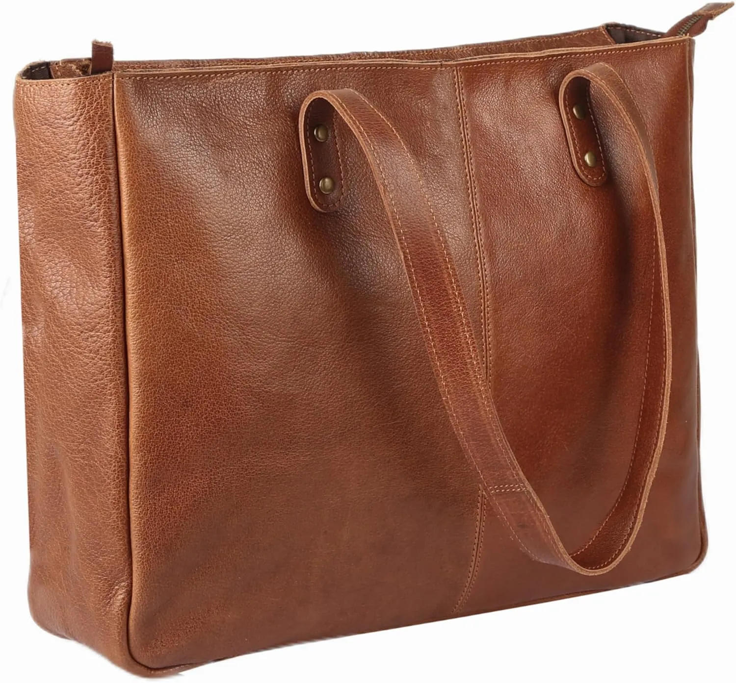 KomalC Leather Tote Bag for Women Purse Satchel Travel Bag Shopping Carry Messenger Multipurpose Handbag