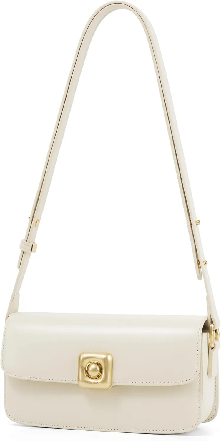 LA FESTIN Leather Crossbody Bags for Women, Designer Adjustable Strap Shoulder Bag