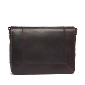 LA3031 Compact Leather Travel Laptop Bag